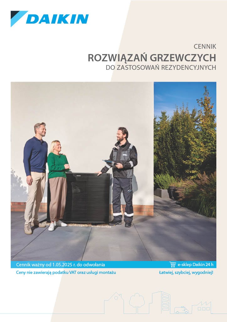 cennik rozwiązań grzewczych daikin